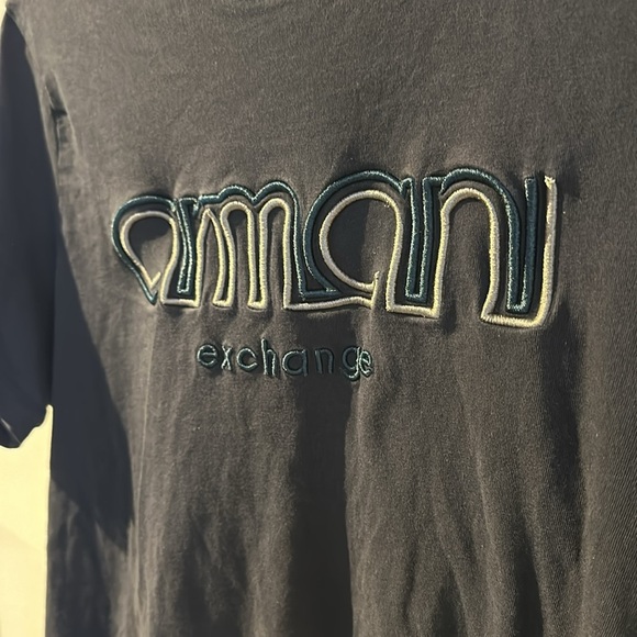 Embroidered Armani Exchange T-Shirt - Picture 2 of 4